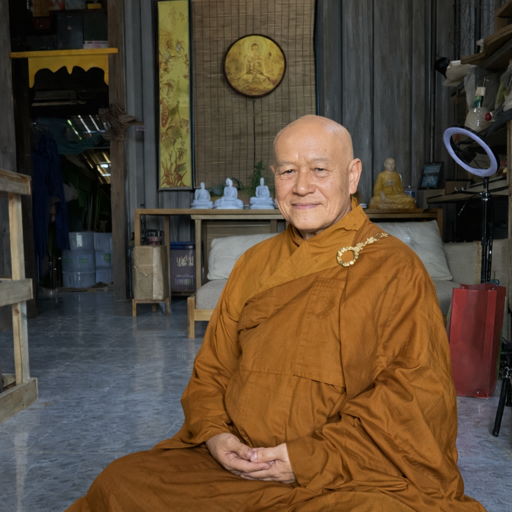 Realistic Portrait Statue of Venerable Thích Nhật Quang