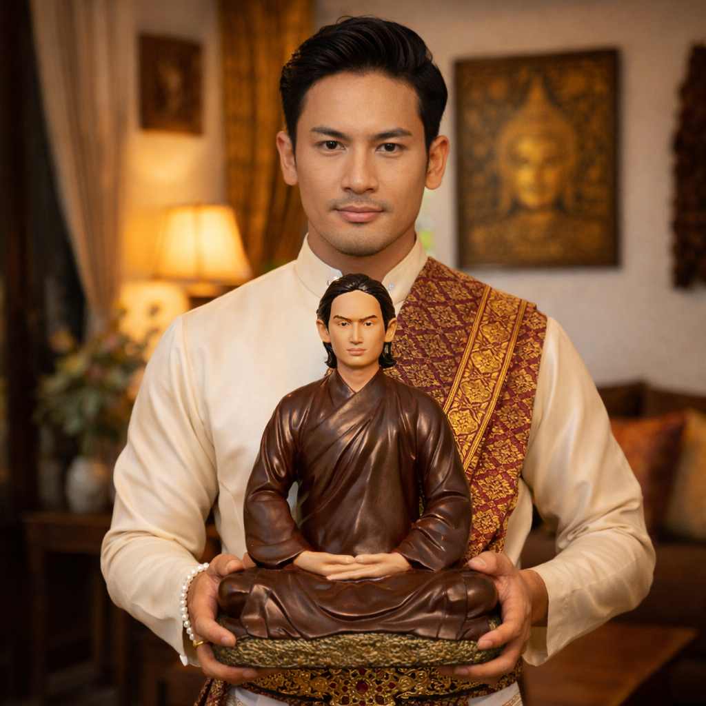 Huỳnh Giáo Chủ Portrait Statue for Worship & Spiritual Space