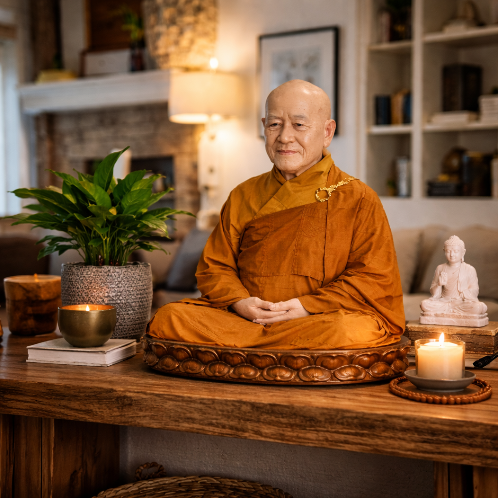 Realistic Portrait Statue of Venerable Thích Nhật Quang