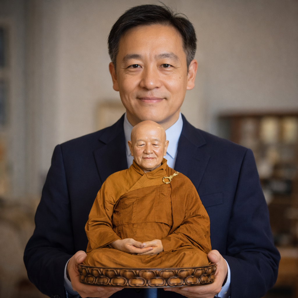 Realistic Portrait Statue of Venerable Thích Nhật Quang