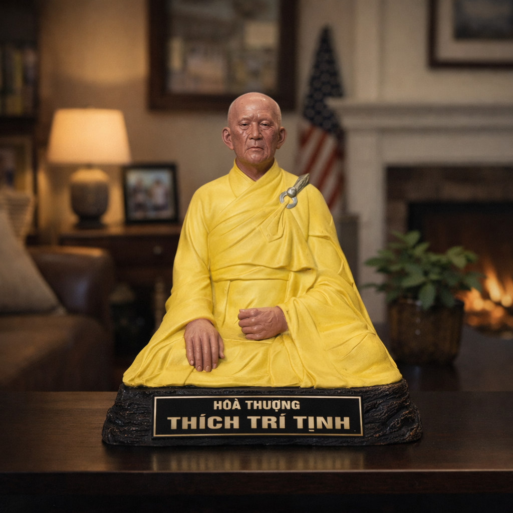 Thích Trí TịnhPortrait Statue for Meditation & Spiritual Space