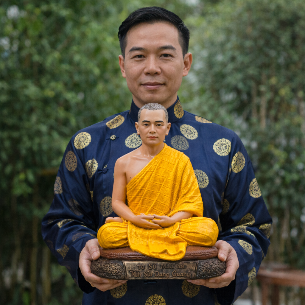 Venerable Thích Minh Tuệ Buddhist Portrait Sculpture