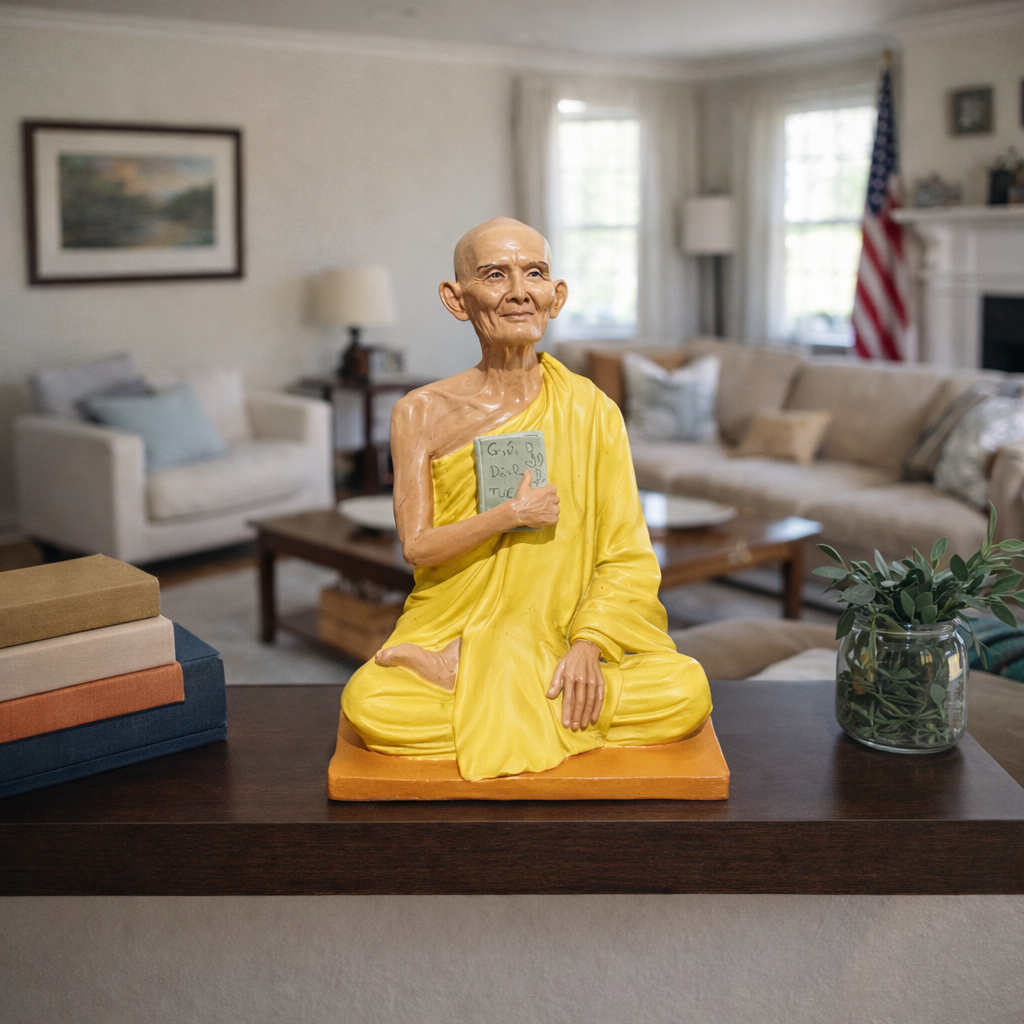 Portrait Statue of Venerable Thích Giác Khang