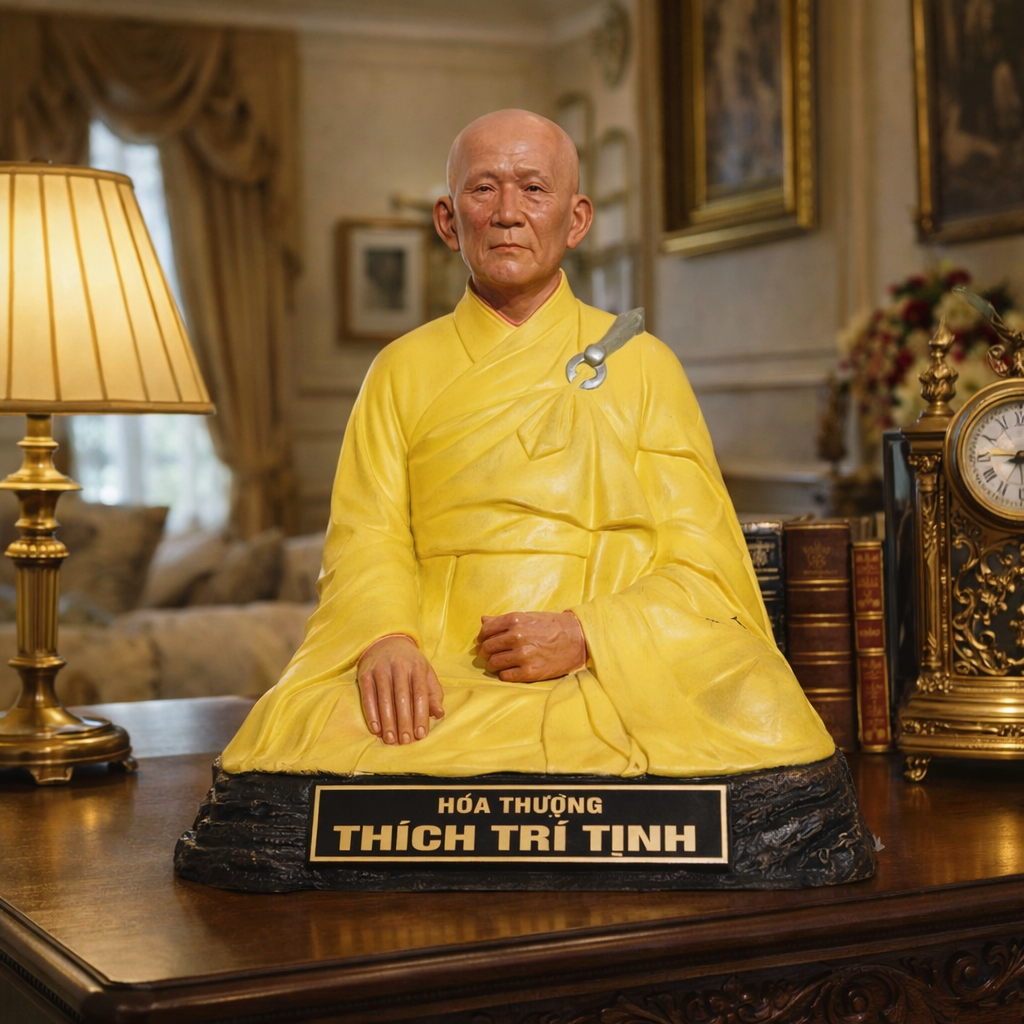 Thích Trí TịnhPortrait Statue for Meditation & Spiritual Space