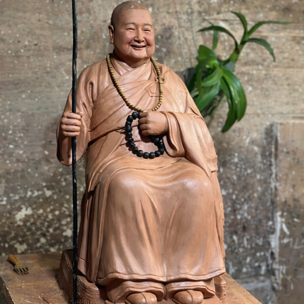 Realistic Portrait Statue of Nun Hải Triều Âm