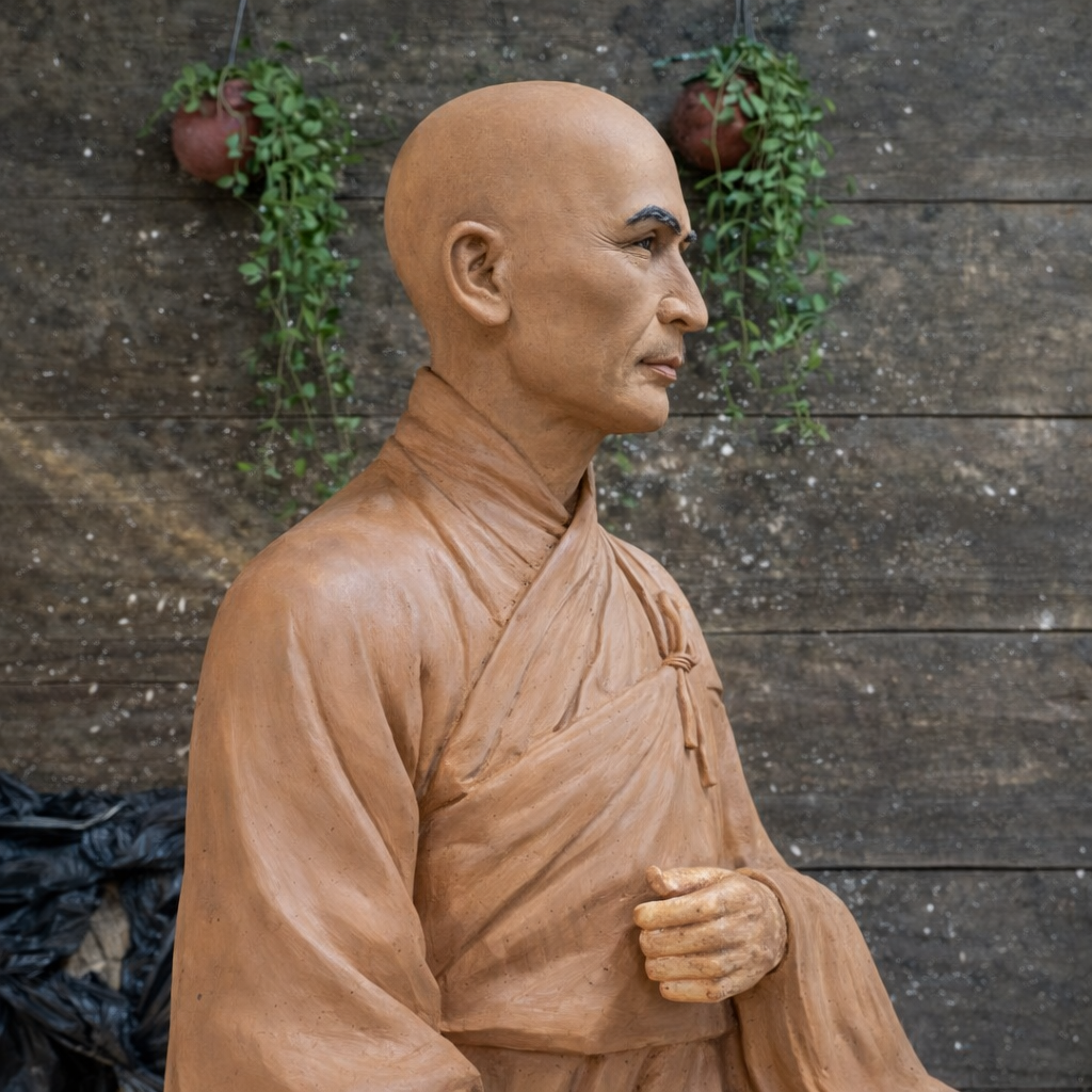 Realistic Portrait Statue of Venerable Thích Bửu Đức
