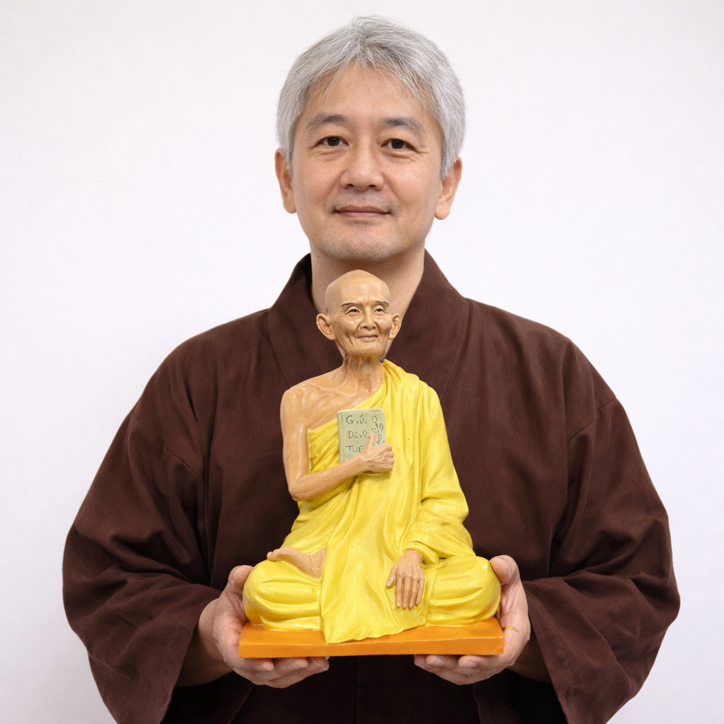 Portrait Statue of Venerable Thích Giác Khang