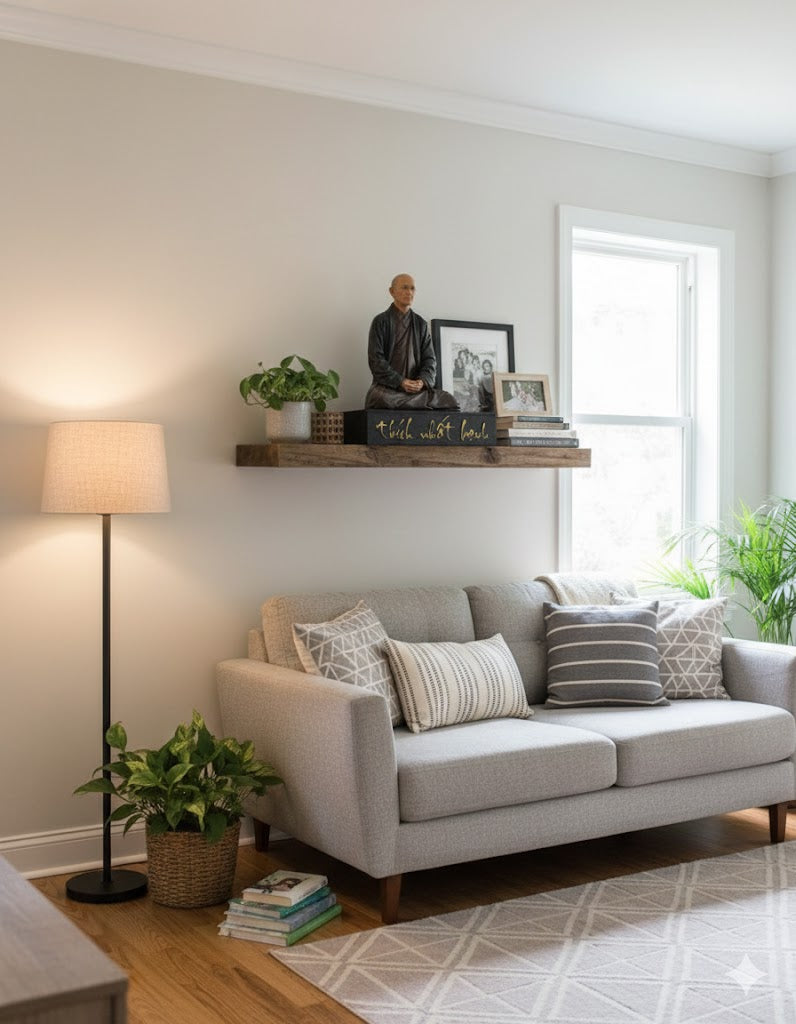 Zen Master Thích Nhất Hạnh Statue for Meditation & Home Decor